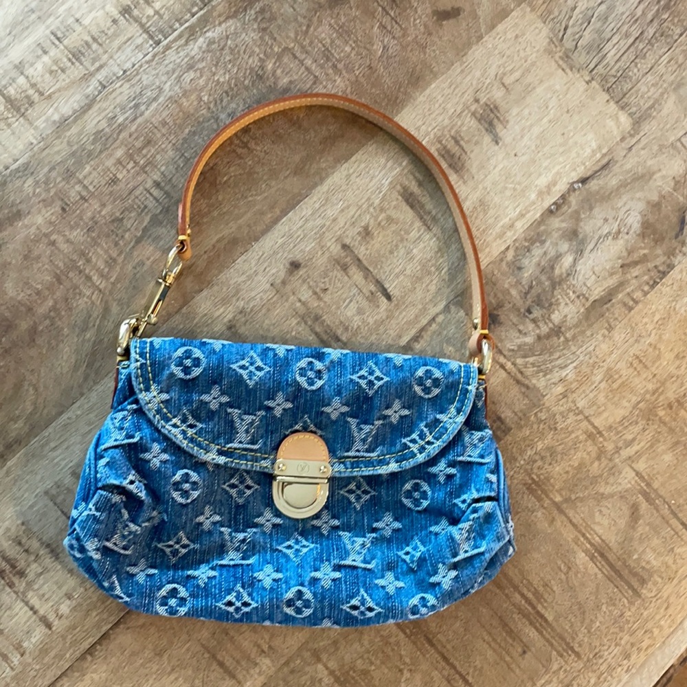 Louis Vuitton mini denim pleaty